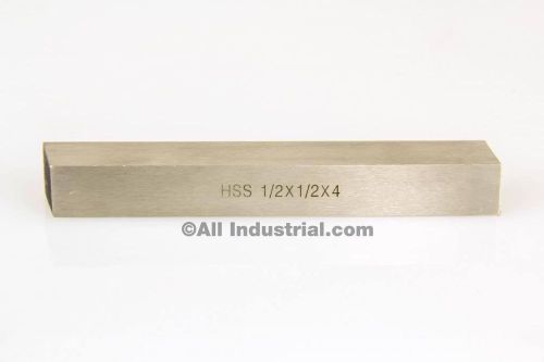 1/2&#034; x 1/2&#034; x 4&#034; hss tool bit square lathe fly cutter mill blank for sale