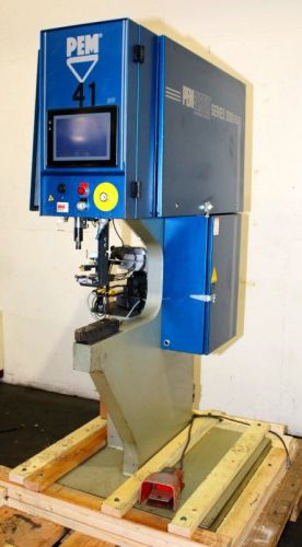 8 ton pemserter 2000a hardware insertion press, misc. tooling, touch for sale