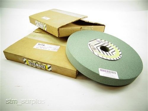 New!! pair of green tru-max 10&#034; grinding wheels 80 grit for sale