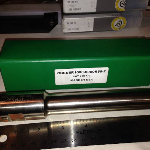 Dapra extended reach end mill cc-sser1000-8000-r55-2 carbide core  used for sale