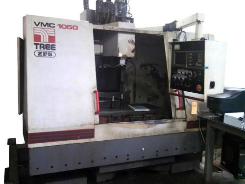 Tree vertical cnc machine 40&#034; x 20&#034; model vmc 1050 / 24 + cat 40 tooling for sale