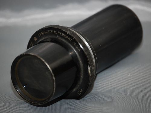 Jones &amp; Lamson (J&amp;L) PC-14 Optical Comparator 10X Projection Lens.