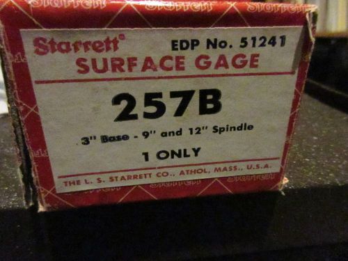 Starrett No 257B Surface Gage Machinist Grinder Inspection
