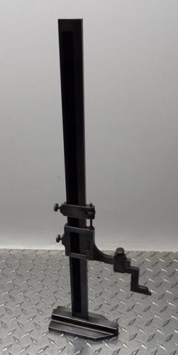 The l.s starrett co 18&#034; precision height gage gauge model 454 for sale