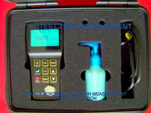 Digital ultrasonic thickness gauge meter through coating painting hi resolution for sale