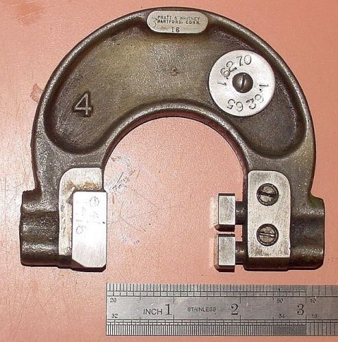 Pratt &amp; whitney snap gage , calibrated size 1.6265&#034; - 1.6270&#034; for sale