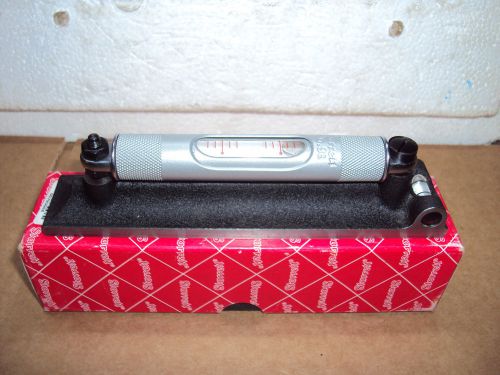 Starrett precision 6” levl with ground &amp; graduated vial - excellent for sale