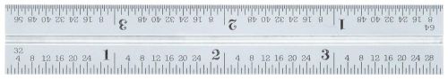 Starrett new cb4-16r satin chrome combination square blade scale rule for sale