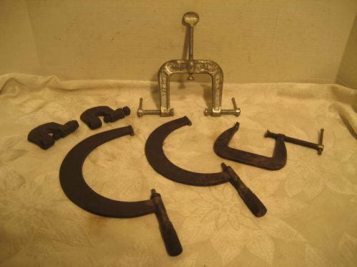 Assorted clamp and caliper 6 piece lot - pony 3325 - cincinnati no. 56 - mbc - for sale