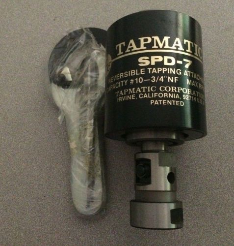 TAPMATIC SPD-7 Reversible Tapping Heads #10-3/4&#034; NF Max RPM 1200 Machine Tap New