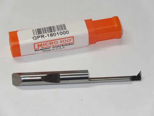 MICRO 100 QPR-1801000 Quick Change Solid Carbide Reverse Profiling Tool Holder