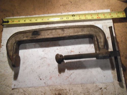 J.H.Williams Drop Forged Agrippa No.110 C-Clamp 11&#034; OPENING 3&#034; WIDE - USED