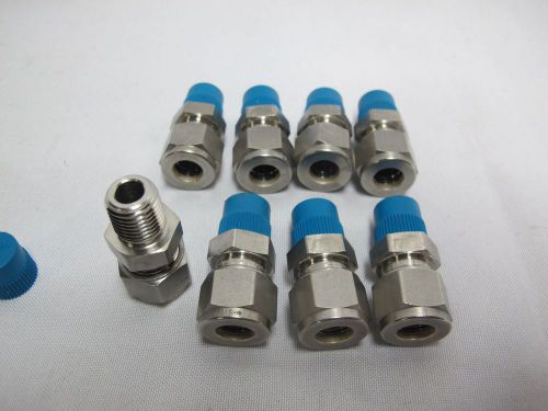 8ea New Swagelock SS400 3/8&#034; tube to 1/4&#034; male