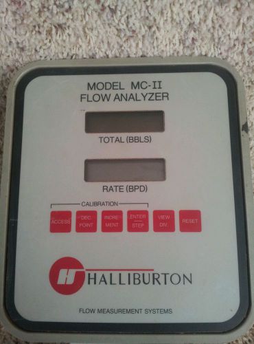 Halliburton Flow Analyzer MC-II