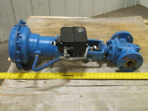 KOSO G130HHC32EA5GAH 1-1/2&#034; Flanged Globe Valve Air Operated Actuator/Positioner
