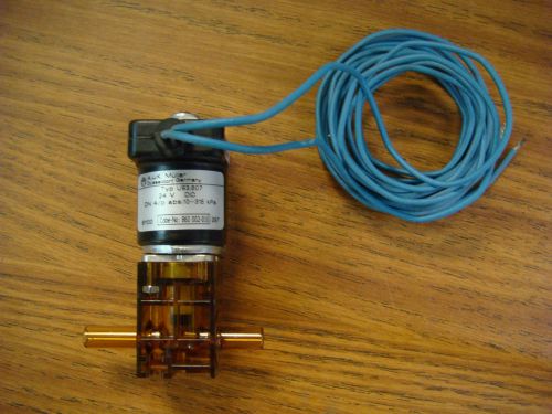 A.u.K. Muller 24VDC Solenoid Valve; .287&#034;/7.3mm nozzles;Normally Closed-New