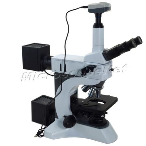 50x-1500x metallurgical infinity microscope with 9.0mp digital camera reversed for sale