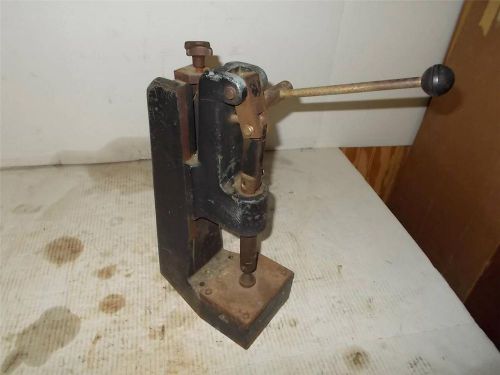 Vintage heavy duty industriaal grommet machine press punch riveter eyelet snap for sale