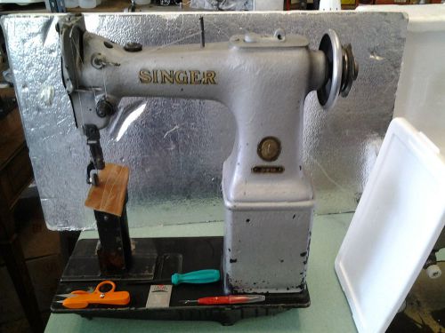 Industrial Singer 51W54 Post Type - Mechanical Sewing Machine - Head Only