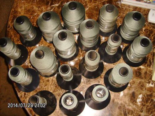 lot of (17) partial cones EDDINGTON Tex 70 Foliage Green nylon thread, US $99.99 – Picture 1
