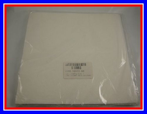 50 Pack of 12&#034; x 12&#034; Light Embroidery Cutaway