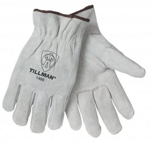Tillman 1400 White Shoulder Split Cowhide Drivers Gloves, Large
