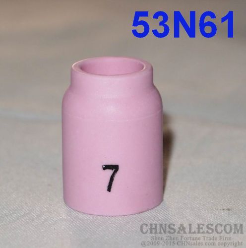 10 pcs #7 53N61 Alumina Nozzle Gas Lens Cups for WP-9 WP-20 WP-25 11.0mm 7/16&#034;