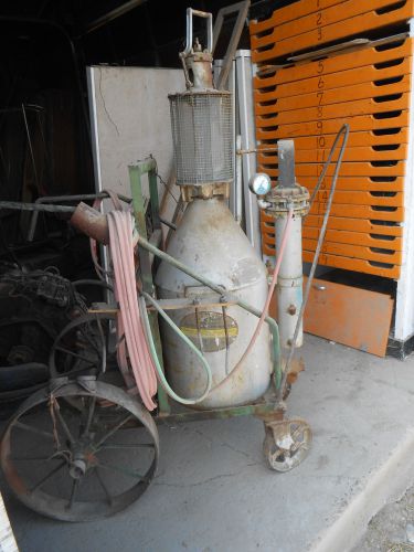 Vintage 19? steel wheel (the sight feed portable automatic acetylene generator). for sale