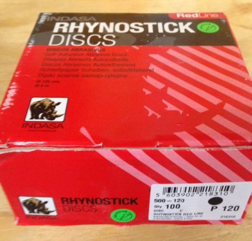 RhynoStick Redline 5&#034; 120 grit Sanding Disc (100 count)