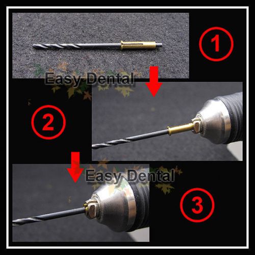 Dental lab drill burs adapter converter for polishing machine 2.35mm to 1.5mm for sale