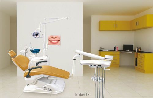 Computer Controlled Dental Unit Chair FDA CE Approved A1-1 Hard Leather