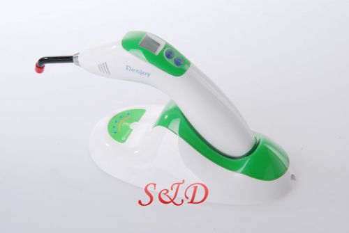 Dentist dental tool wireless led curing lamp cure light 1400mw holder green 4004 for sale