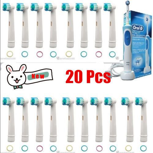 20p 4Each# Electric Tooth brush Heads Replacement B FLOSS ACTION Sale~