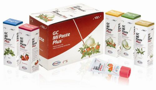 10 packs of 5 flavors gc tooth mousse plus (mi paste plus)  exp: 1/2016 new 40g for sale