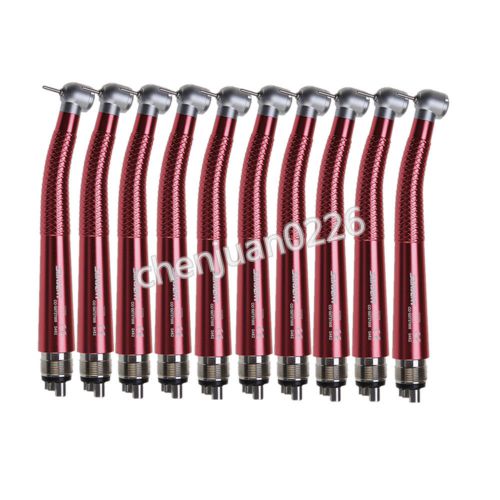 10 pc dental high speed air turbine handpiece nsk style 4 hole push ups to usa for sale