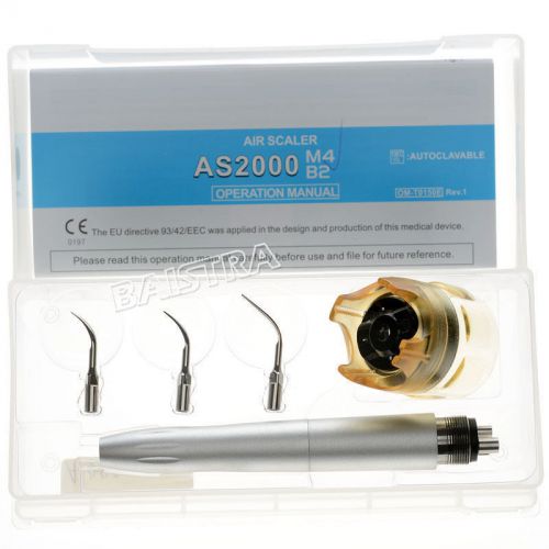 Dental Air Scaler Handpiece With 3 Tips For NSK 4 Holes