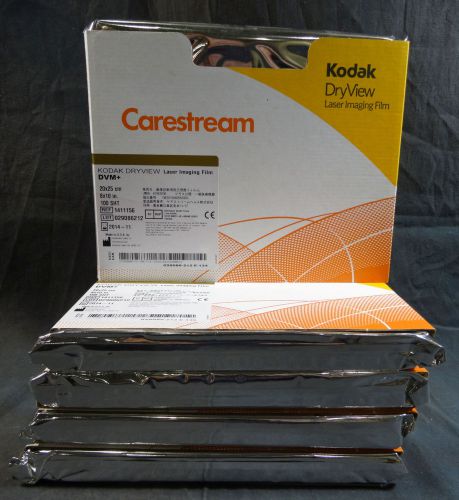 Carestream Kodak 1411156 Dryview Laser Imaging Film DVM 20x25cm - Case of 5