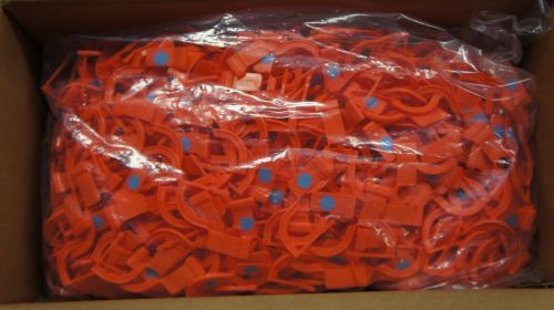 Aesculap US906 Orange Tamper Evident Seals w/ Chemical Indicator ~ Box of 1000