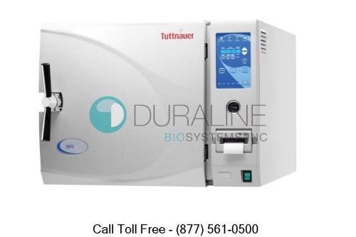 Tuttnauer 3870eap large automatic autoclave steam sterilizer &amp; printer brand new for sale