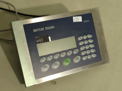 Mettler Toledo IND449 checkweighing weighing terminal IND449check+ Display Panel
