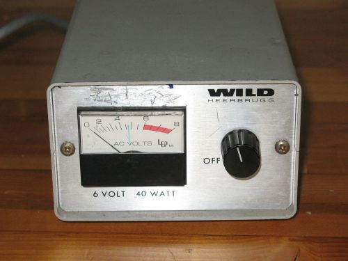 Wild heerbrugg model 990018  6v power supply by lep for sale
