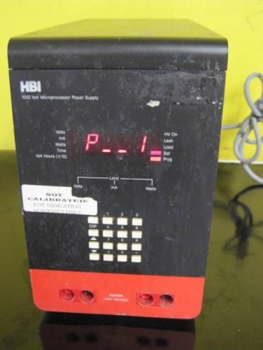 HBI Haake Buchler Instruments 1,000 Volt Microprocessor Power Supply Used Unit