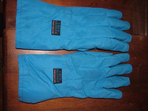 Pair tempshield cryogloves blue large for sale