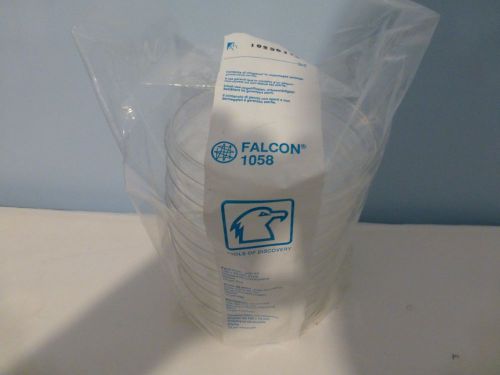 One Pack of Falcon 1058, Petri Dish, with lid. 150x15 mm Polystyrene st. 10 p/b