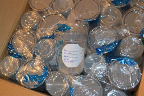 4 oz. Specimen Containers with Lids Sterile 100/case Medegen 4928 Gent-L-Kare
