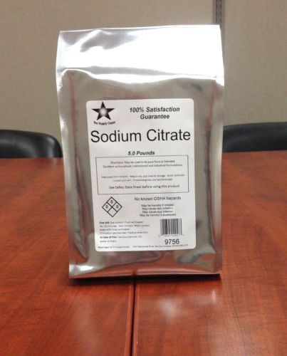 Sodium Citrate USP/Food Grade 5 Lb Pack w/ FREE SHIPPING!!!