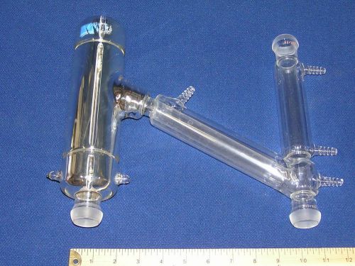 VWR Vacuum Distillation Condenser with Vacuum Jacket, 35/25 Ball Joints, #2 Hose