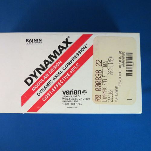 Varian dynamax hplc end fittings kit 2 f/21.4mm r000083822 for sale