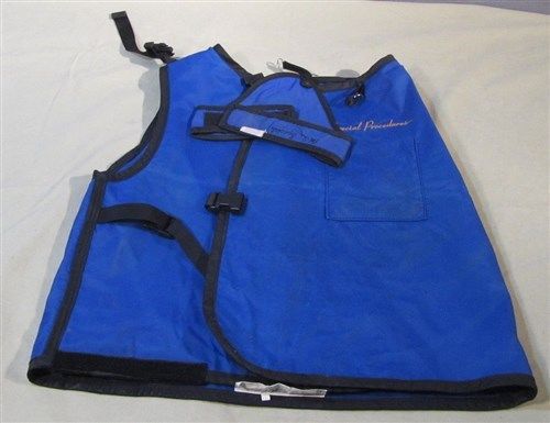 X-RAY Blue Female Lead Vest With Thyroid Protector