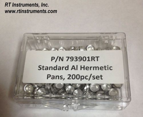 Brand New Standard Aluminum Hermetic Sample Pans; 200pc/set; for TA Instruments